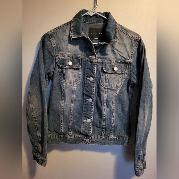 Sisley Jean Jacket Size XS - Picture 1 of 4
